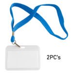 Plastic ID Card Holder with Lanyard